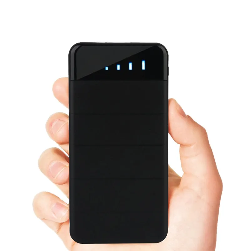10000mAh Outdoor Portable Folding Foldable Waterproof Solar Panel Charger Mobile Phone Battery Dual USB LED Solar Power Bank