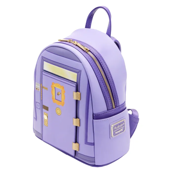 10" Friends - Front Door Faux Leather Mini Backpack Bag Loungefly