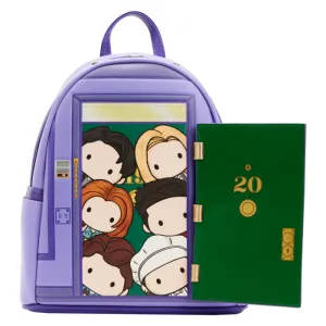 10" Friends - Front Door Faux Leather Mini Backpack Bag Loungefly