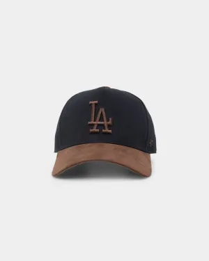 47 Brand Los Angeles Dodgers Black Dune 47 Offside Snapback Vintage Black/Brown