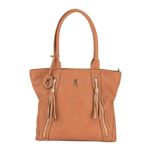 Alexandria Lockable Browning Tote