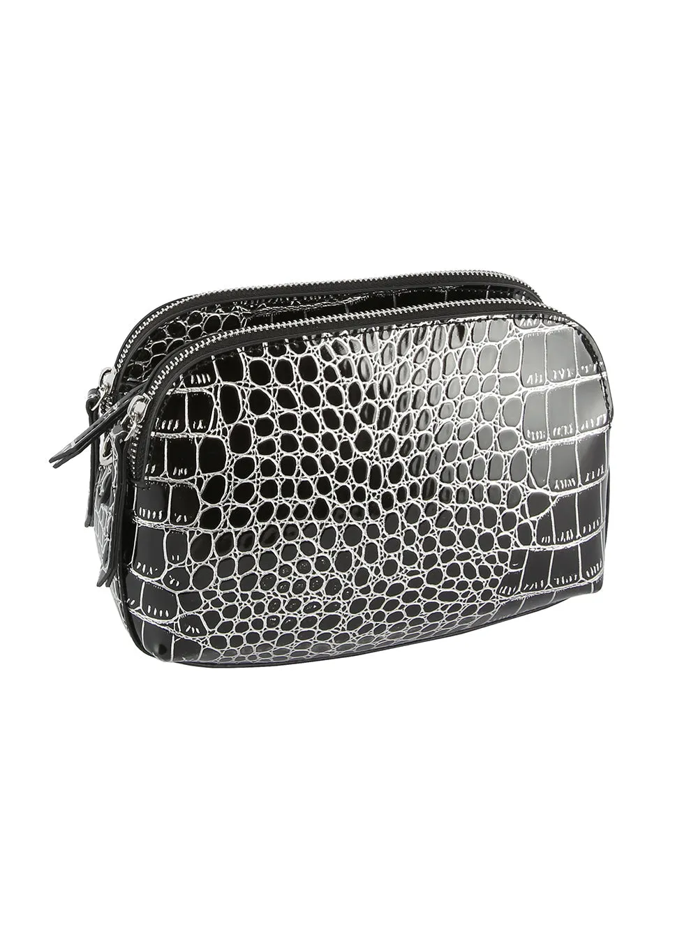 Alligator Embossed Crossbody Sling
