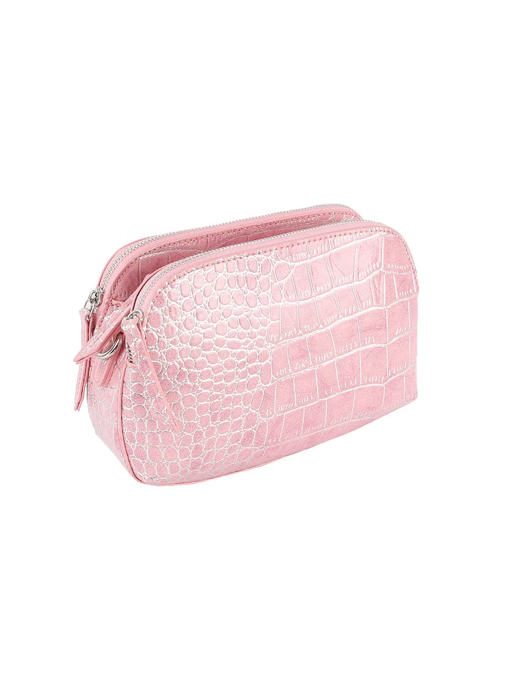 Alligator Embossed Crossbody Sling