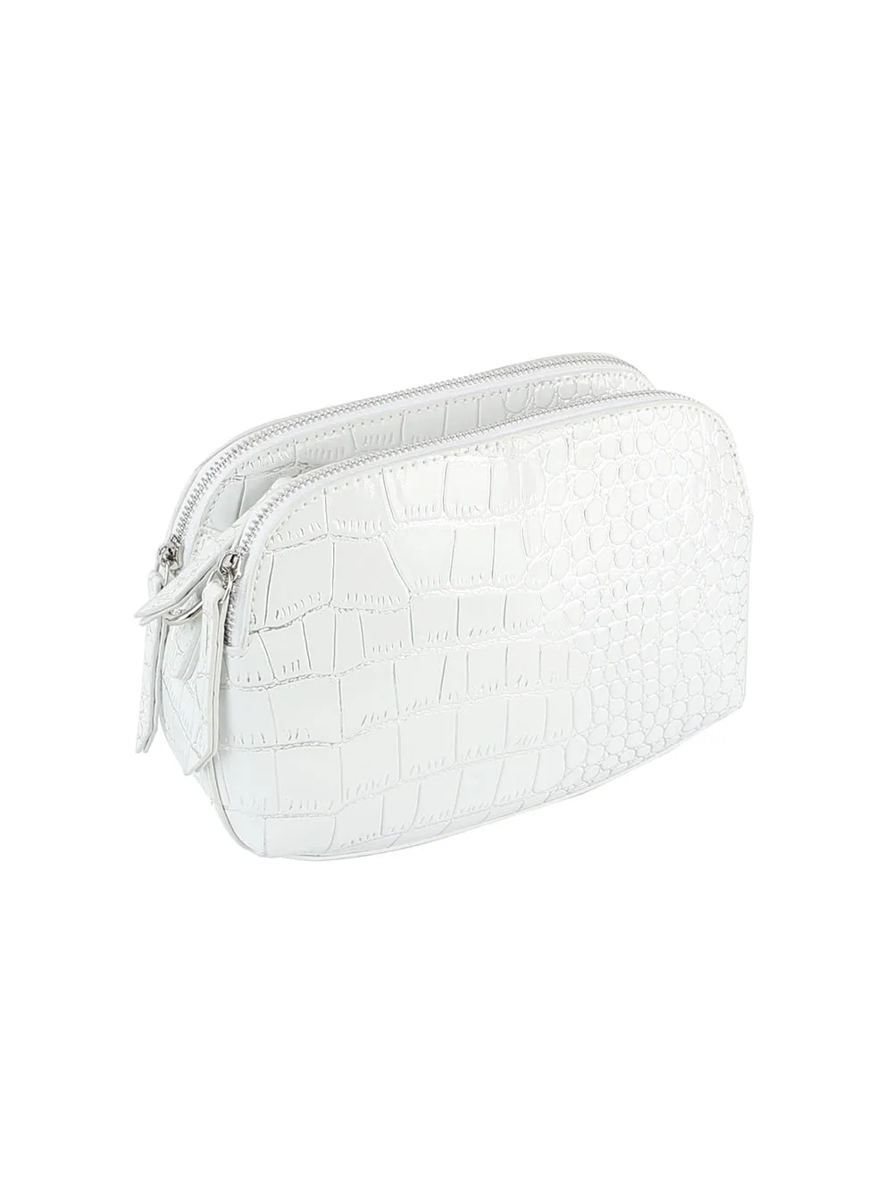 Alligator Embossed Crossbody Sling