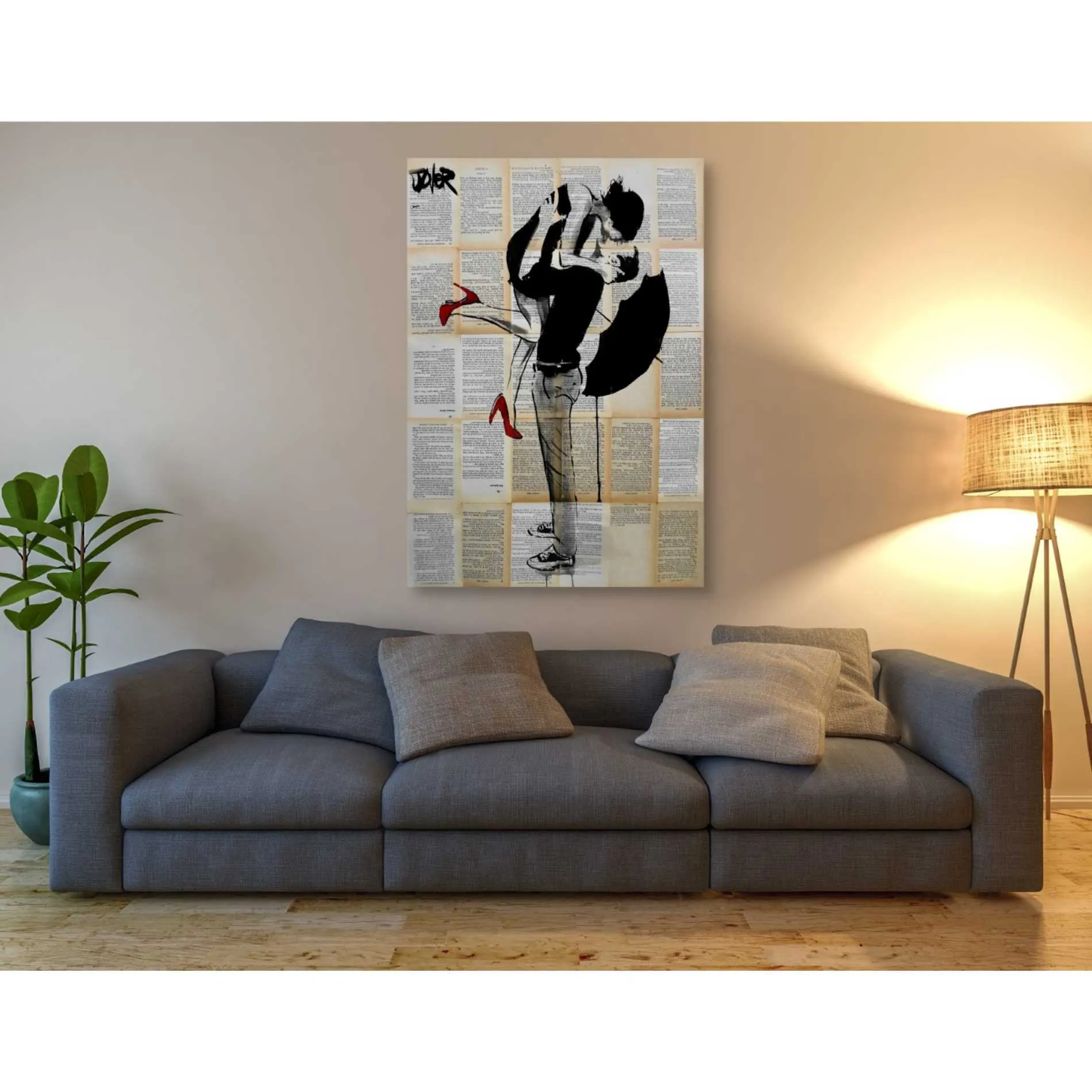 'Always Again' by Loui Jover, Canvas Wall Art