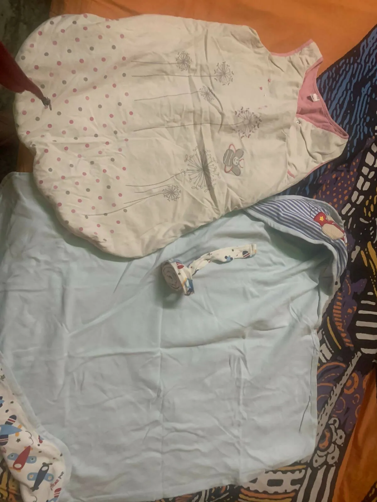Baby Wrapper, Babyhug Pillow, Baby Sleeping Bag - Combo Of 3