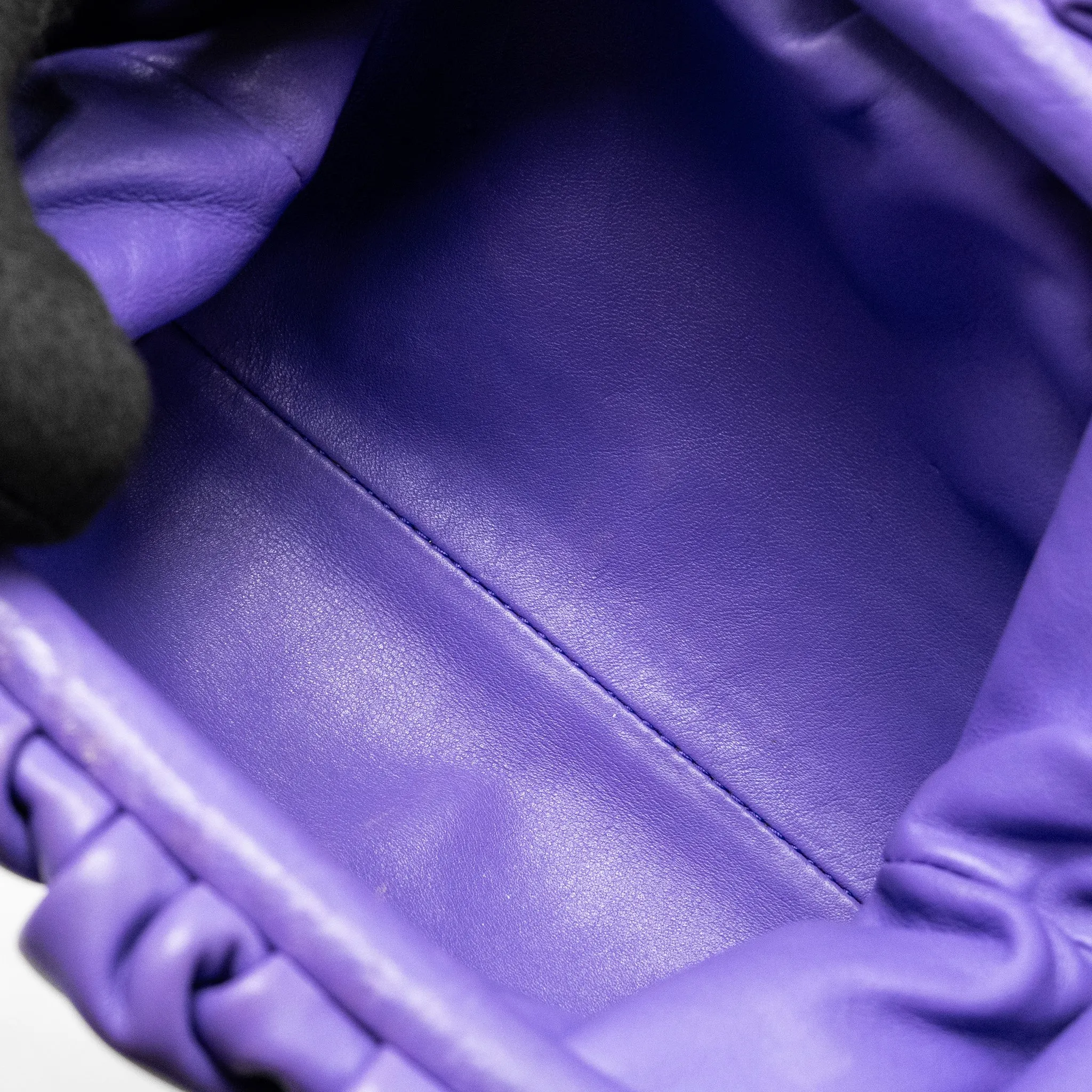 Bottega Veneta Mini Pouch Calfskin Purple SHW