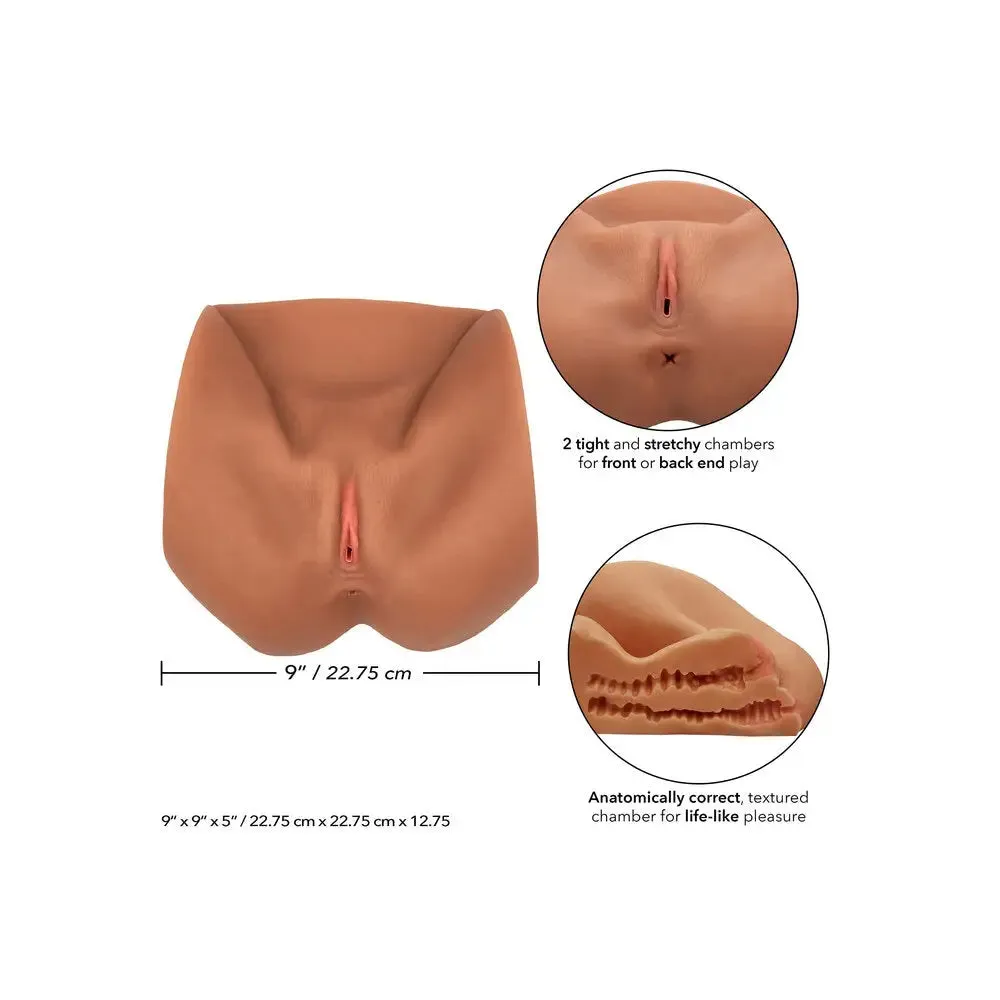 California Exotic Flesh Brown Realistic Vagina and Ass Male Masturbator