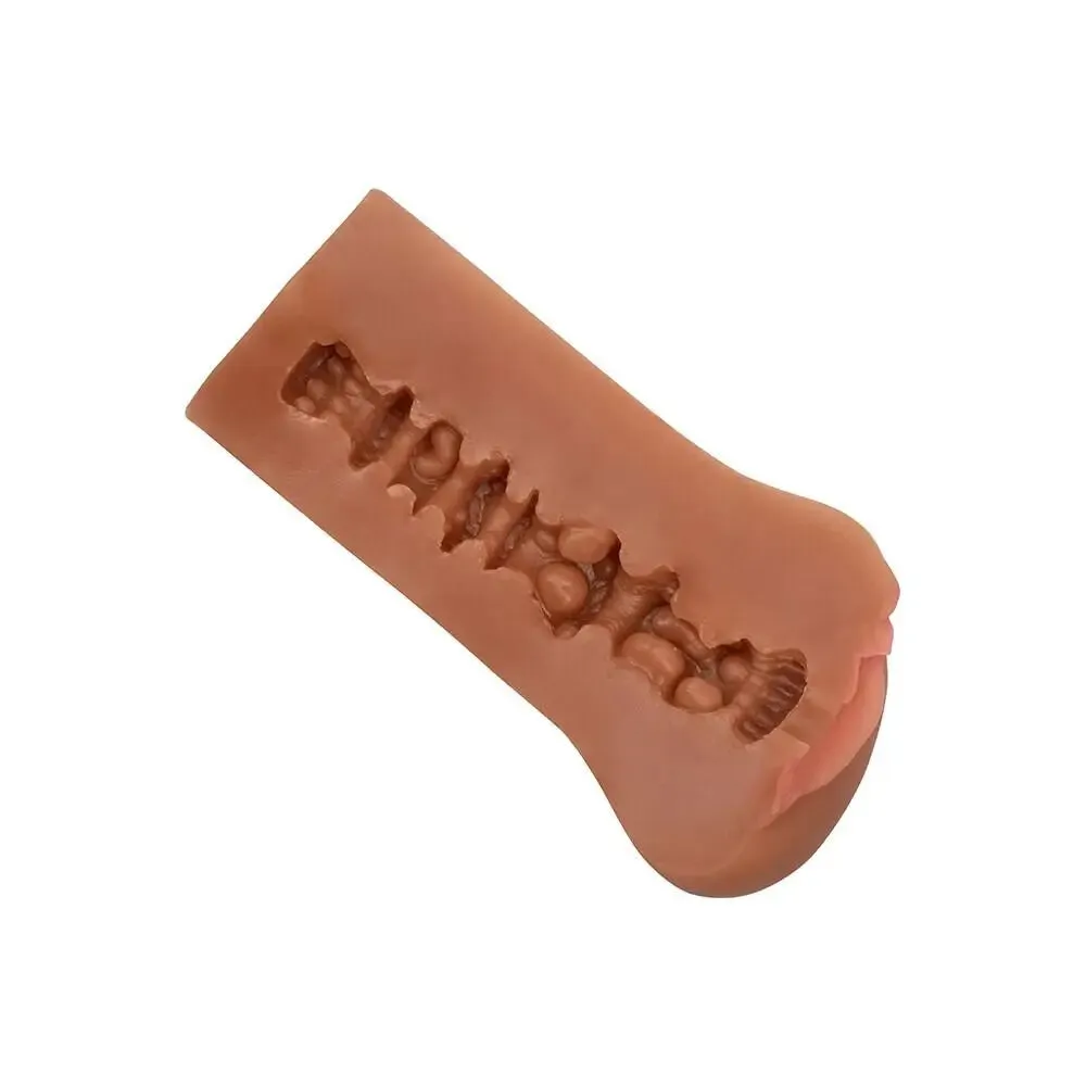 California Exotic Realistic Feel Flesh Brown Vagina Male Masturbator