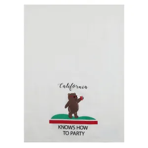 CALIFORNIA KNOWS HOW TO PARTY 🥤 Kitchen Tea Towel
