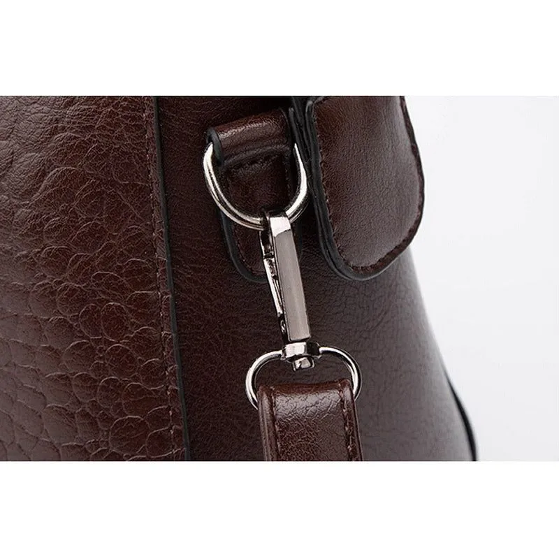 ChicGator Exquisite Leather Zipper Crossbody Shoulder Bag