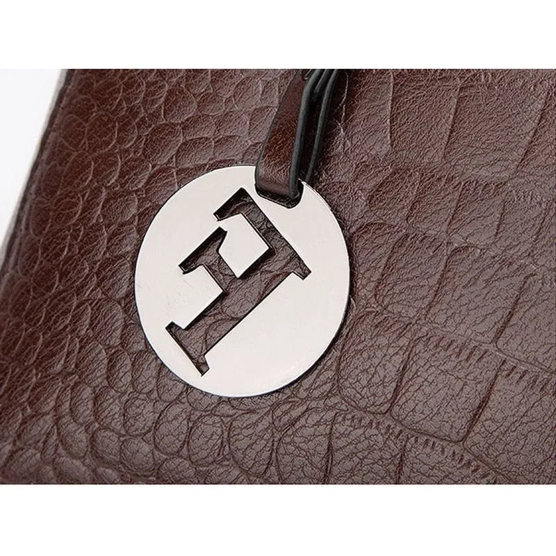 ChicGator Exquisite Leather Zipper Crossbody Shoulder Bag