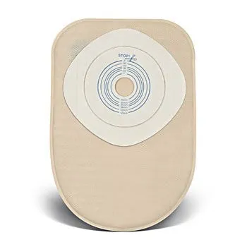 ConvaTec 175772 Active Life Solid Stomahesive 1-Piece Closed Pouch, With Filter, Opaque, Pre-Cut 45mm (1-3/4"), 8" Length