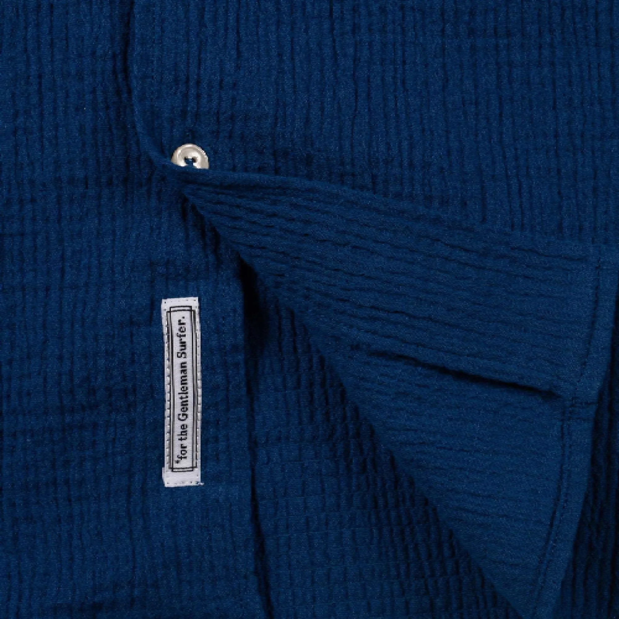 Cotton Gauze Cube-Neck Blouse
