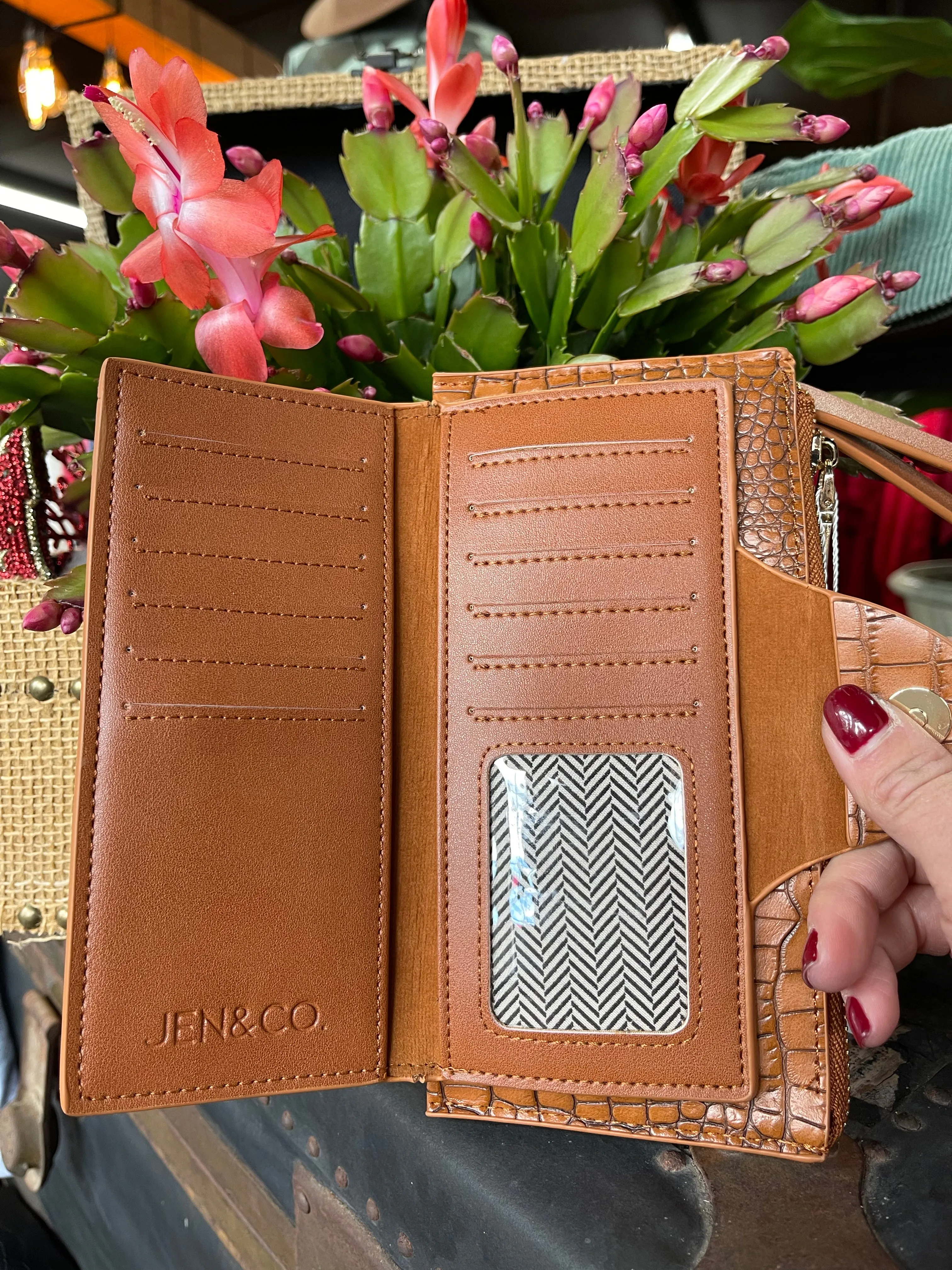 Crocodile Clutch Bag