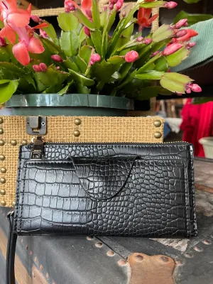 Crocodile Clutch Bag