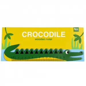 Crocodile Shaped Wooden Ruler