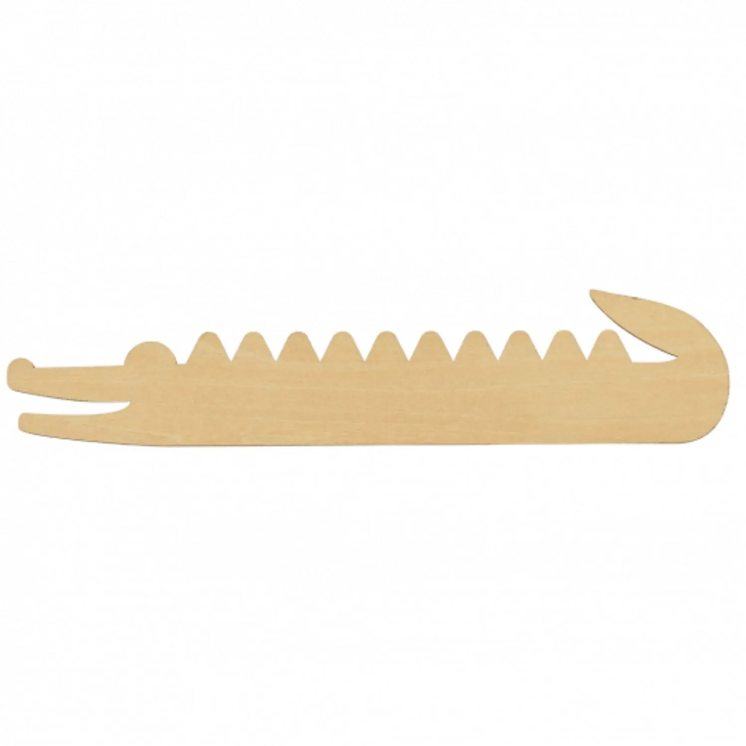 Crocodile Shaped Wooden Ruler