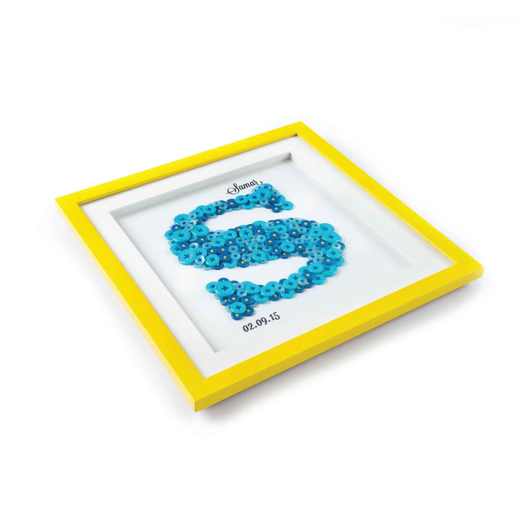 Cute as a Button Frame