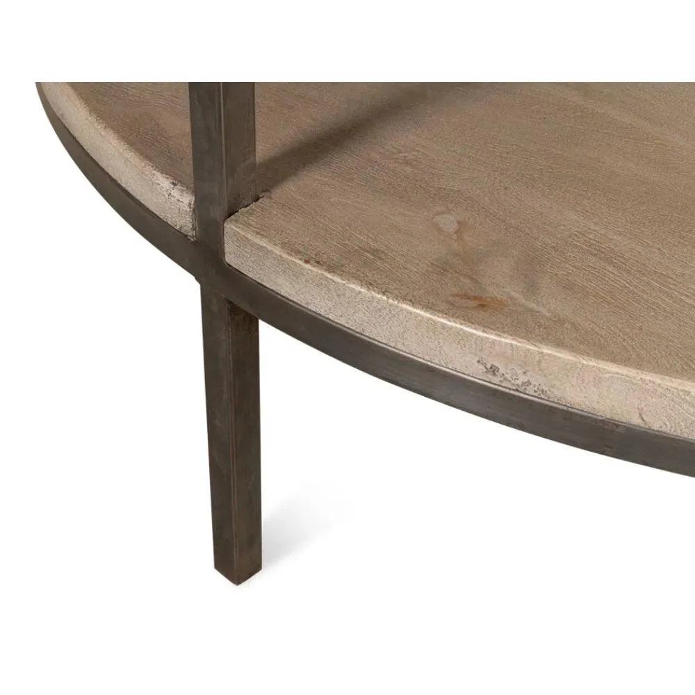 De Stiol Coffee Table Round With Storage Shelf