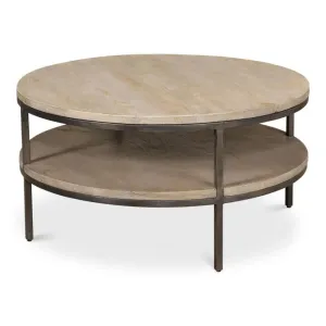 De Stiol Coffee Table Round With Storage Shelf