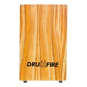 Drumfire Ebenaceae Front Wooden Cajon