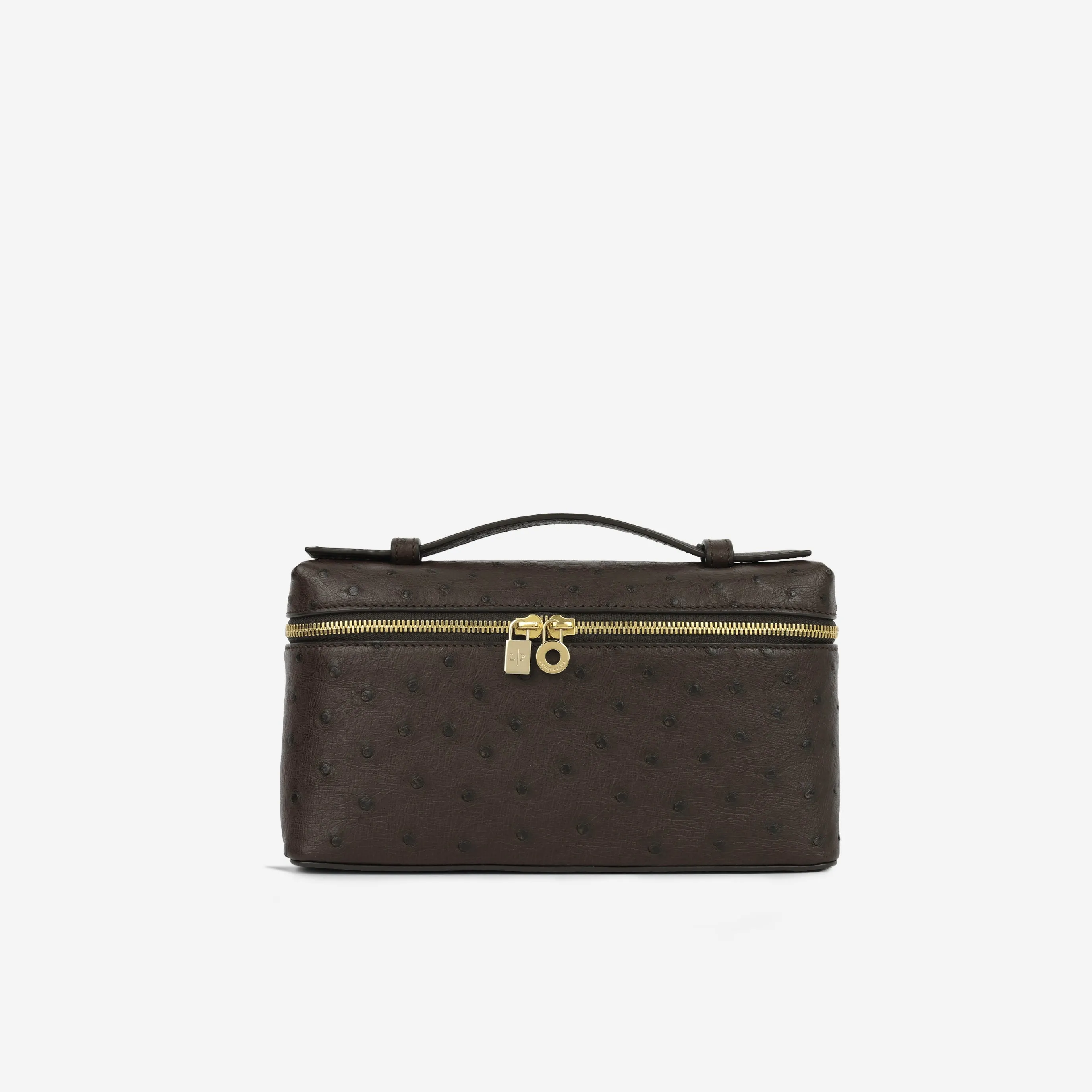 Extra Pocket L19 - Brown Ostrich