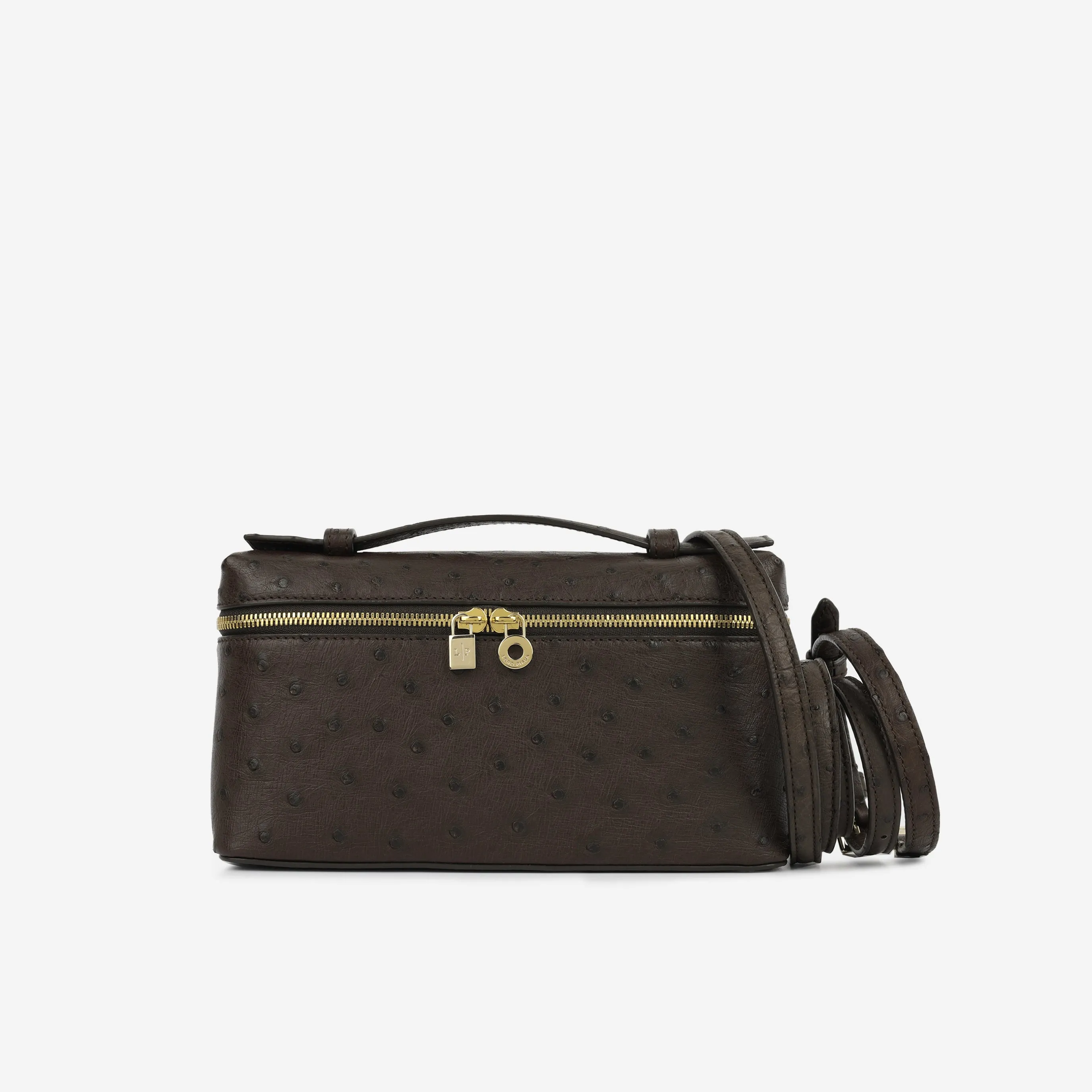 Extra Pocket L19 - Brown Ostrich