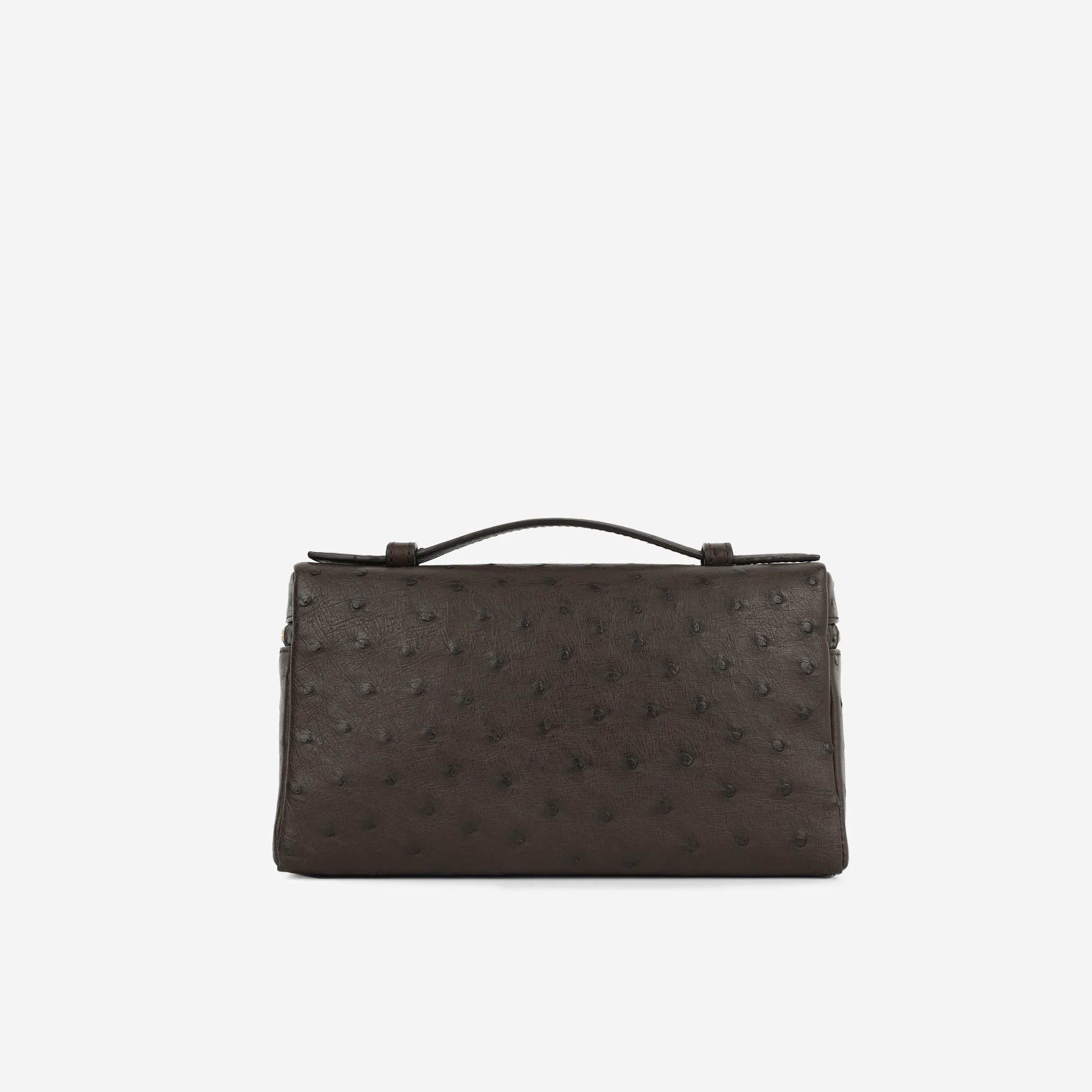 Extra Pocket L19 - Brown Ostrich