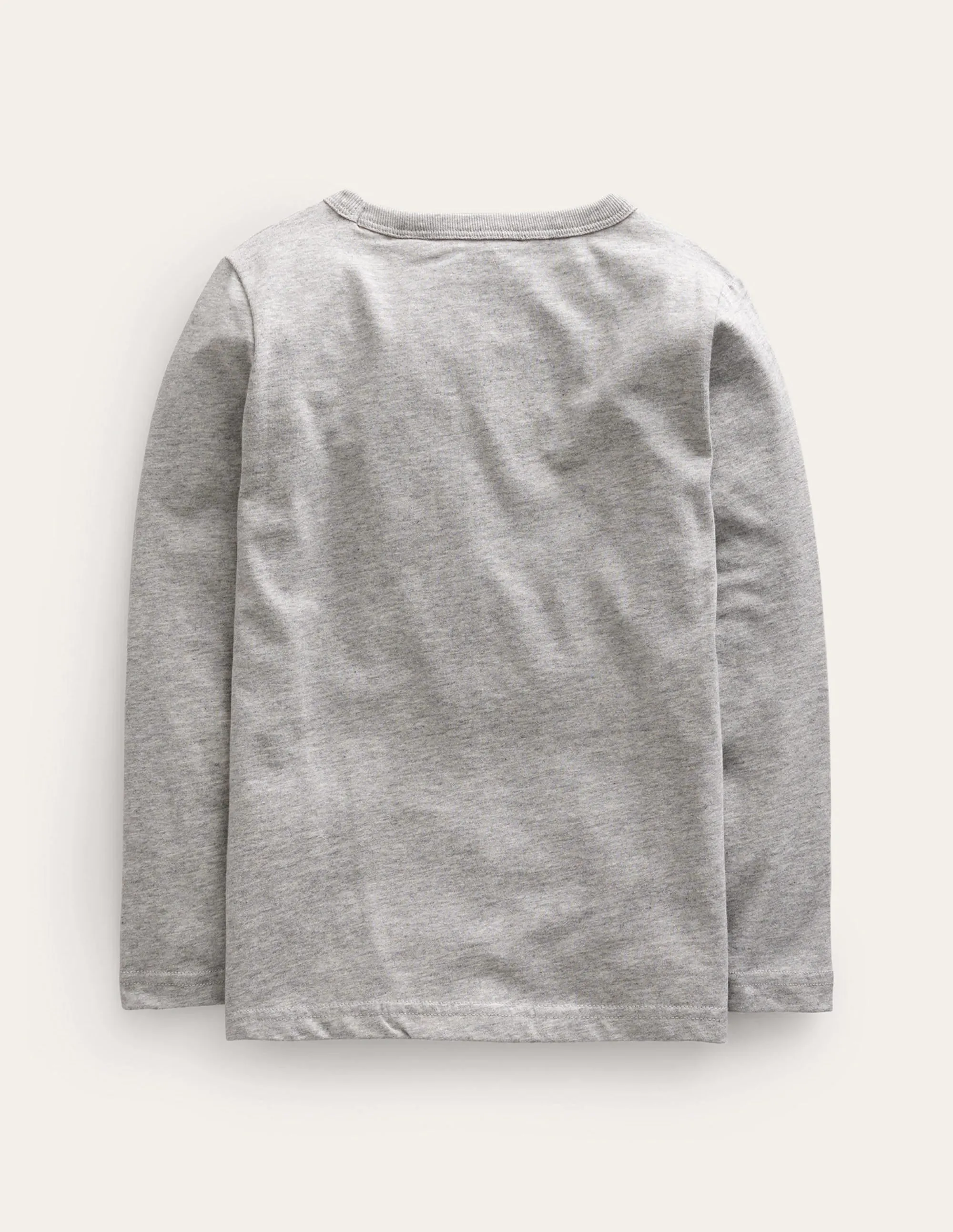 Foil printed T-shirt-Grey Marl Crocodile