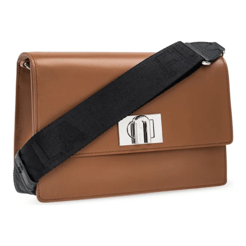 Furla 1927 Soft Small Crossbody Bag - Cognac