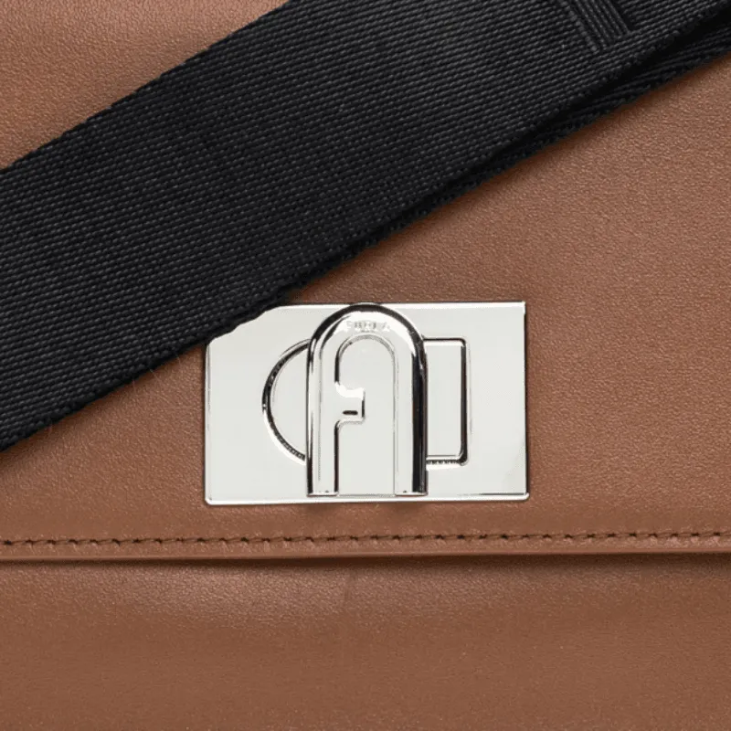 Furla 1927 Soft Small Crossbody Bag - Cognac