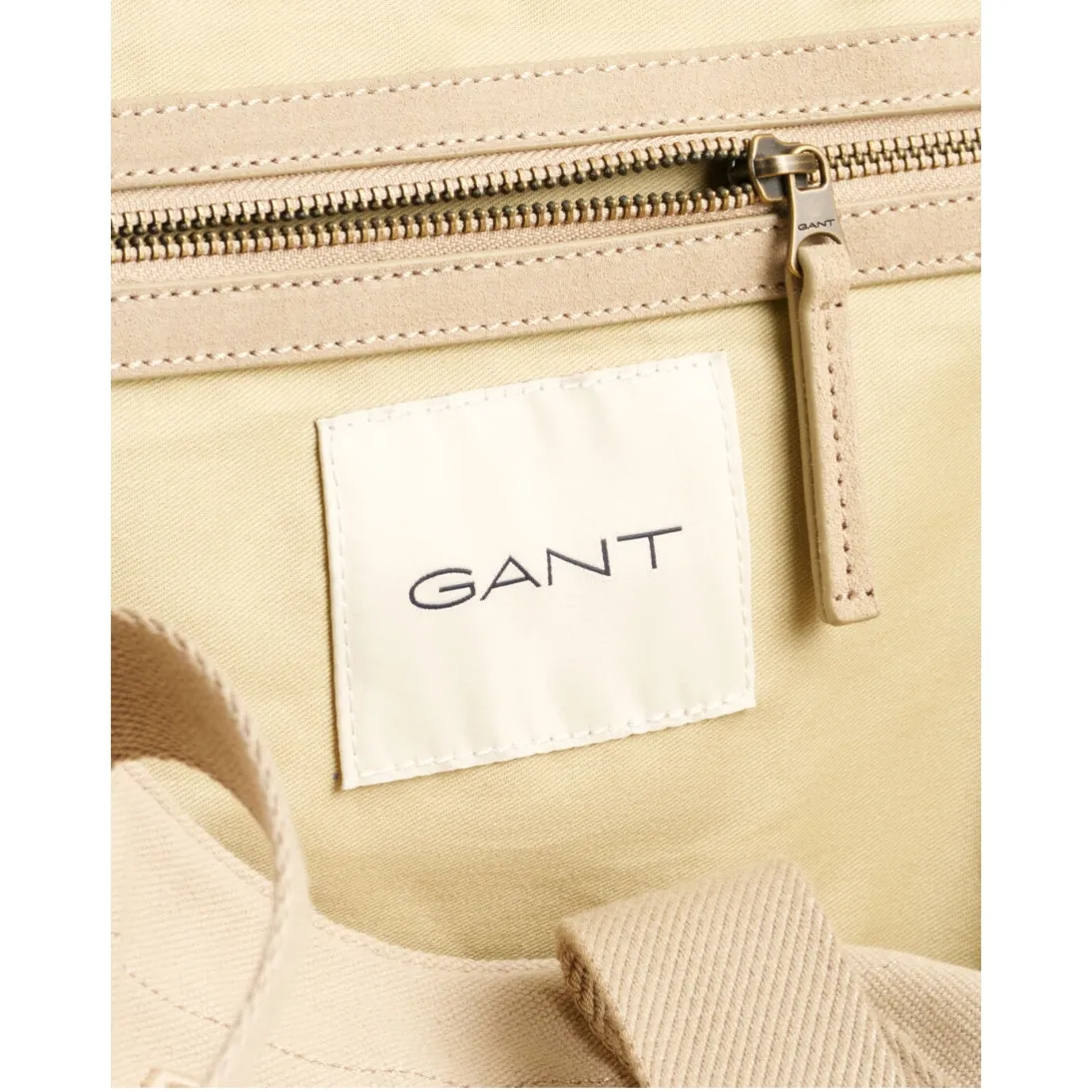 GANT Tonal Shield Canvas Tote Bag 9970077 Dry Sand