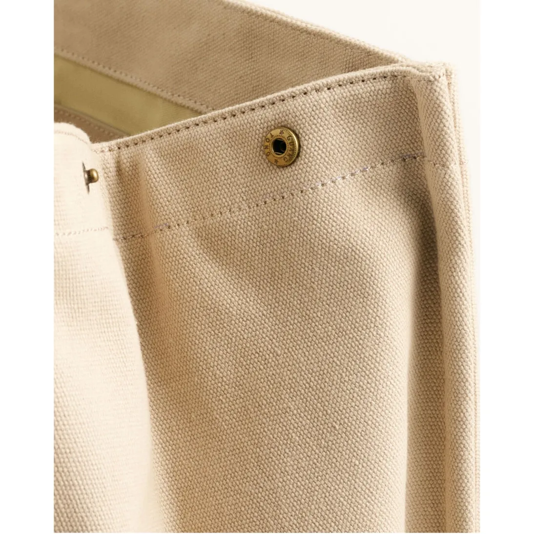 GANT Tonal Shield Canvas Tote Bag 9970077 Dry Sand