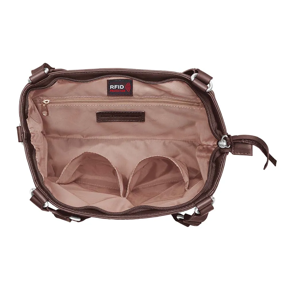 GTM Original BOHO Leather Shoulder to Crossbody Purse