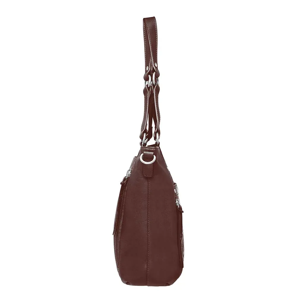 GTM Original BOHO Leather Shoulder to Crossbody Purse