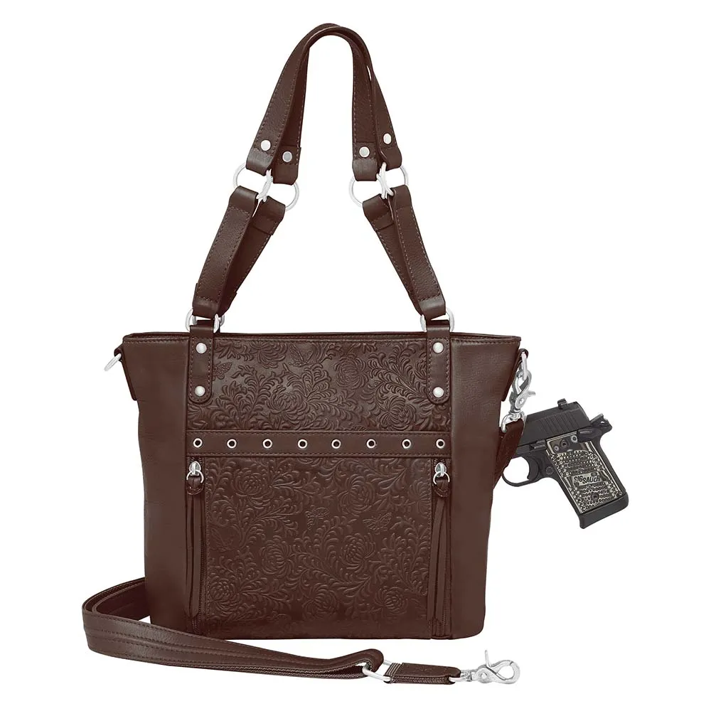 GTM Original BOHO Leather Shoulder to Crossbody Purse