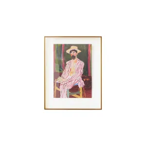 HKLiving Acrylic Frame Olive - artist 29x37 cm