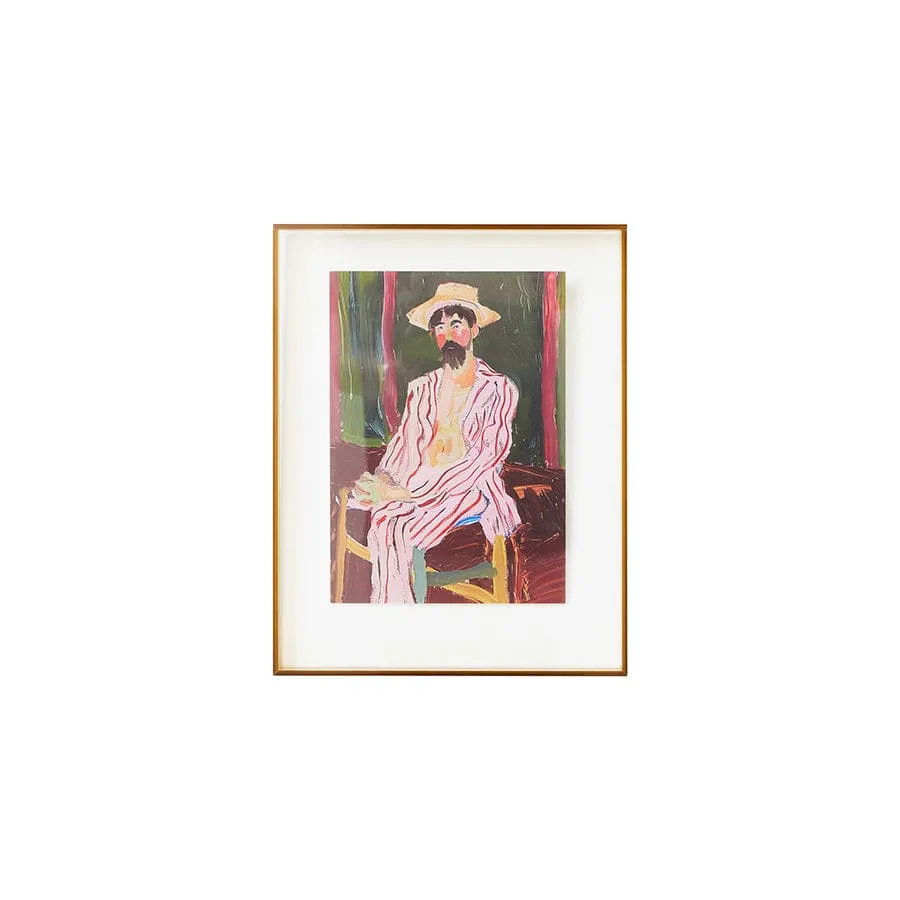 HKLiving Acrylic Frame Olive - artist 29x37 cm