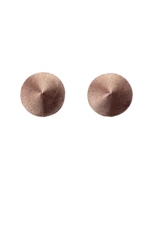 Insolence Rose Gold Leather Pasties
