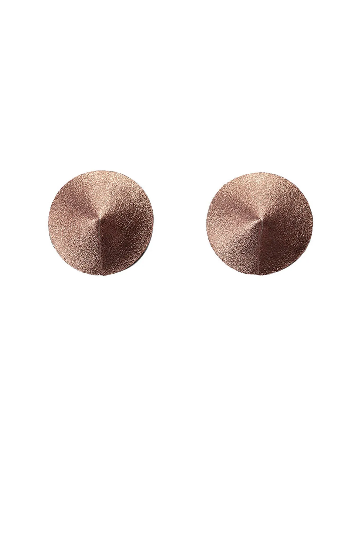 Insolence Rose Gold Leather Pasties