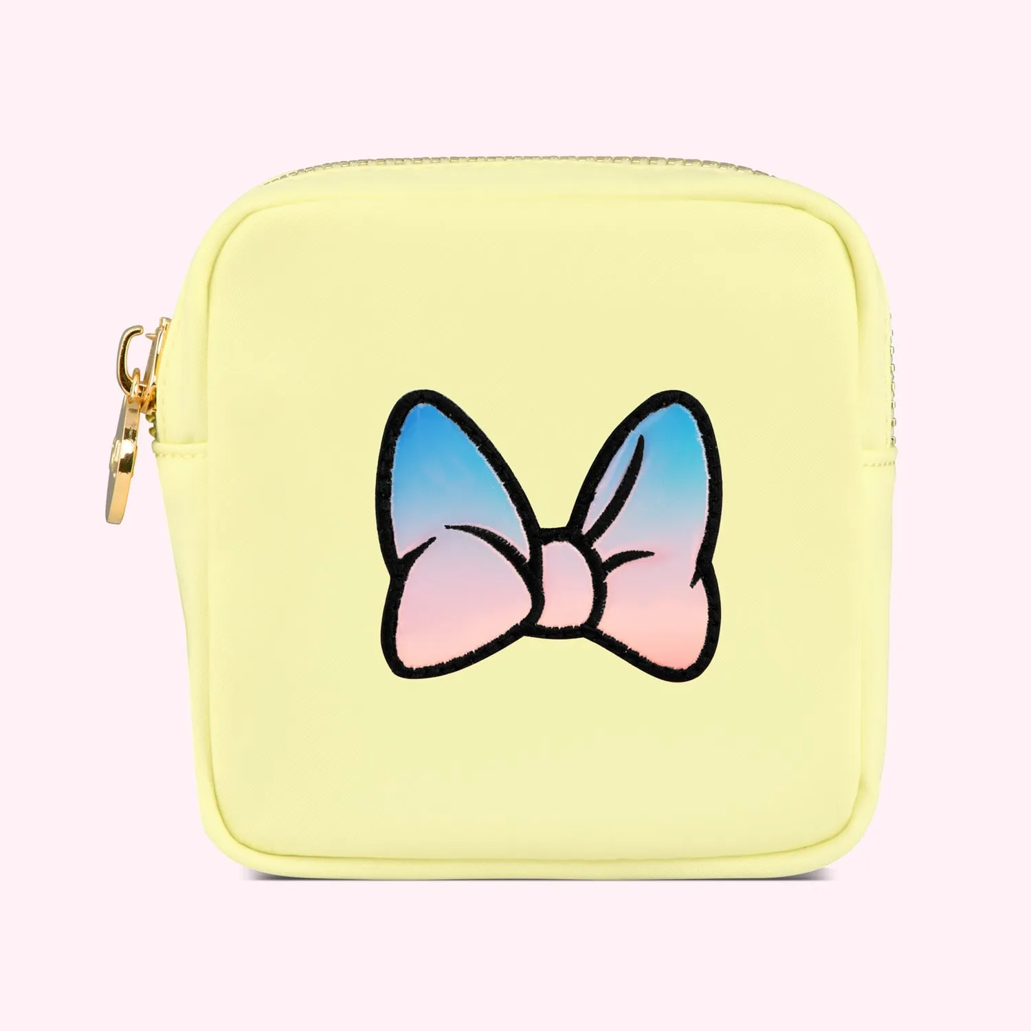Iridescent Disney Mickey & Minnie Mini Pouch