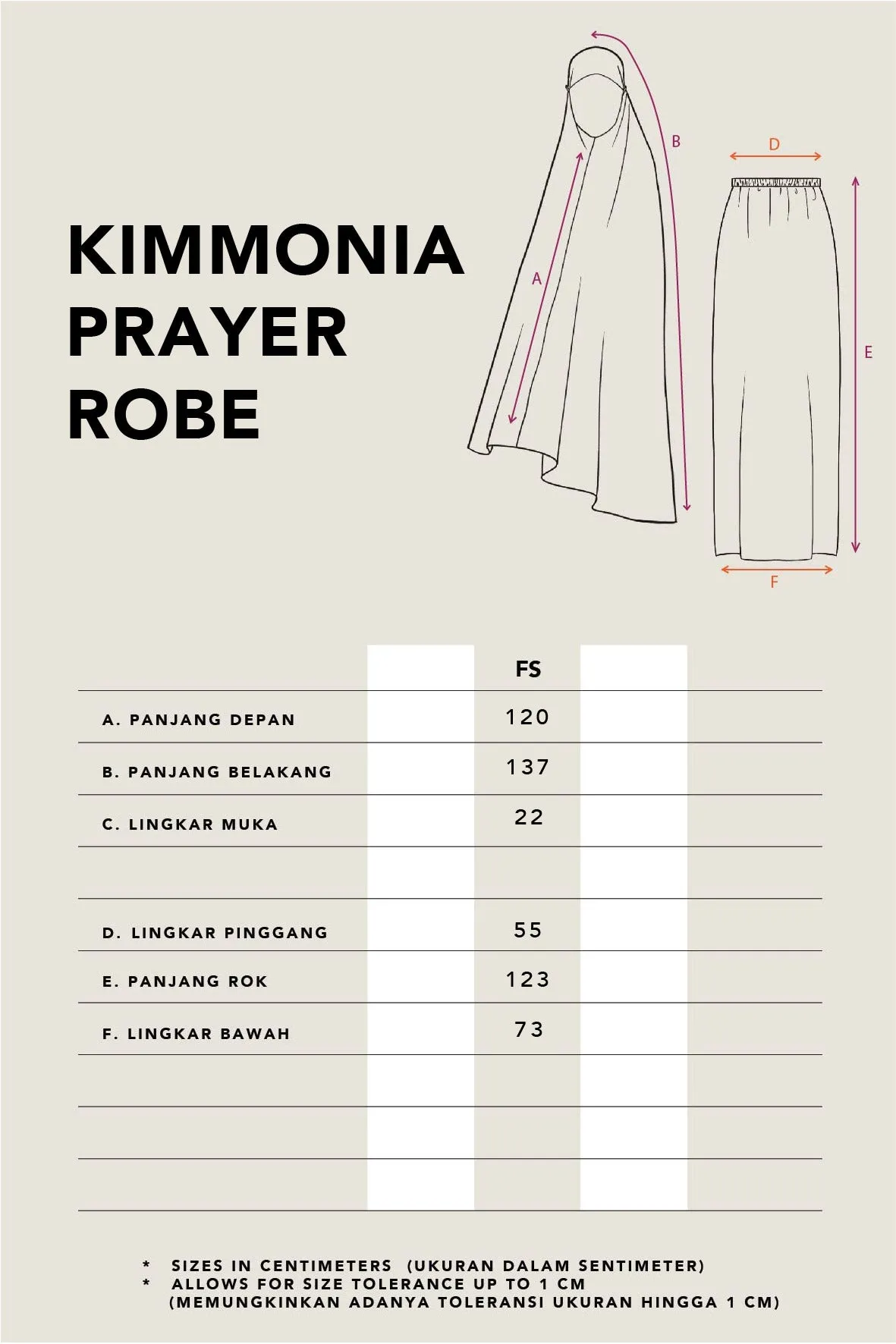 KIMMONIA PRAYER ROBE SHADOW