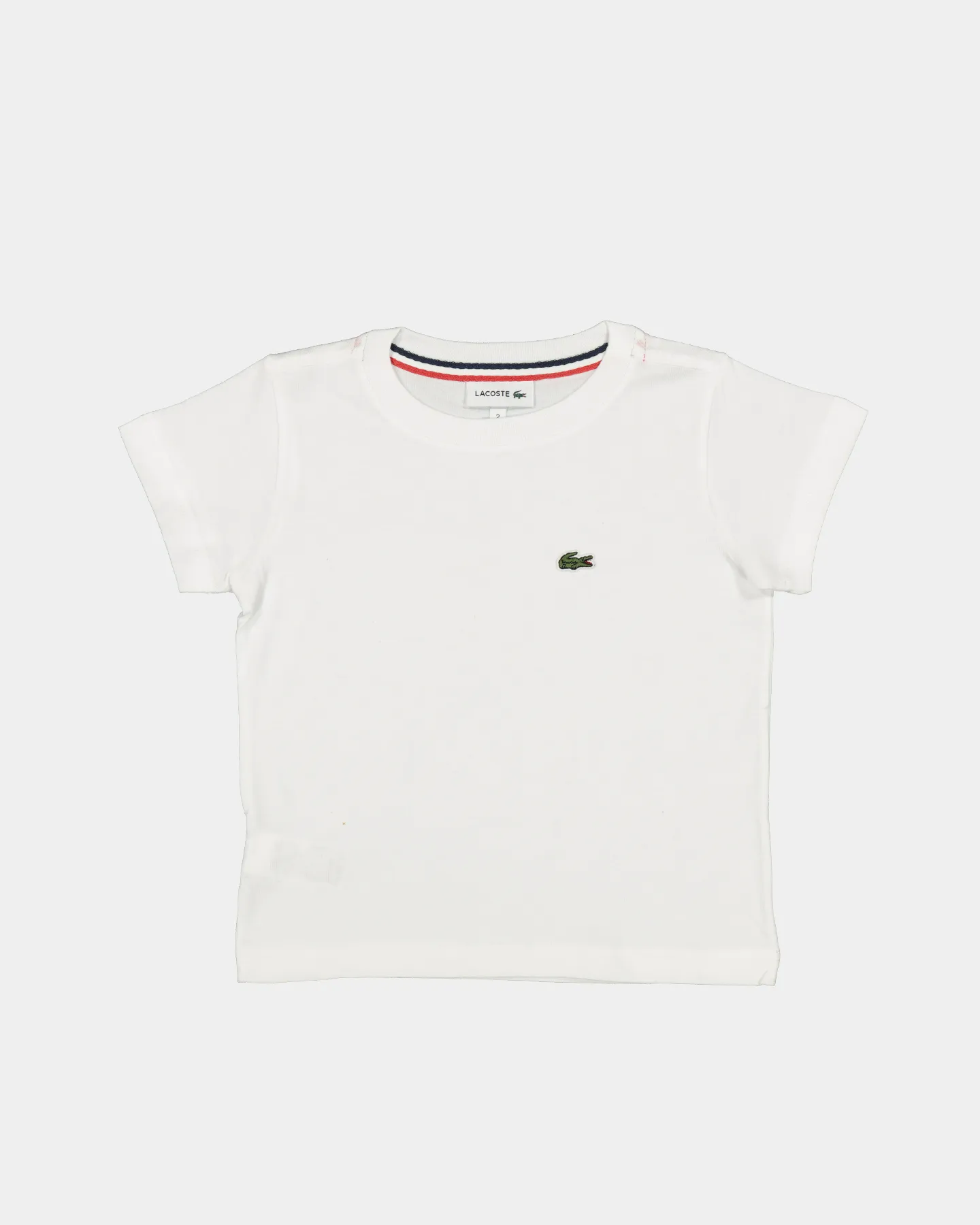 Lacoste Kids' Classic Crewneck T-Shirt White