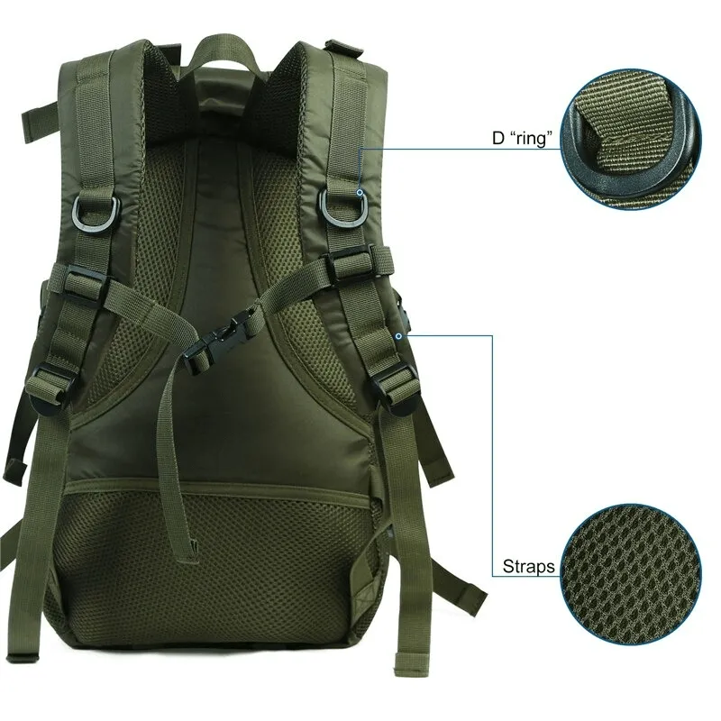 Lightweight Tactical Travel Rucksack for Hiking and Camping - SF0451