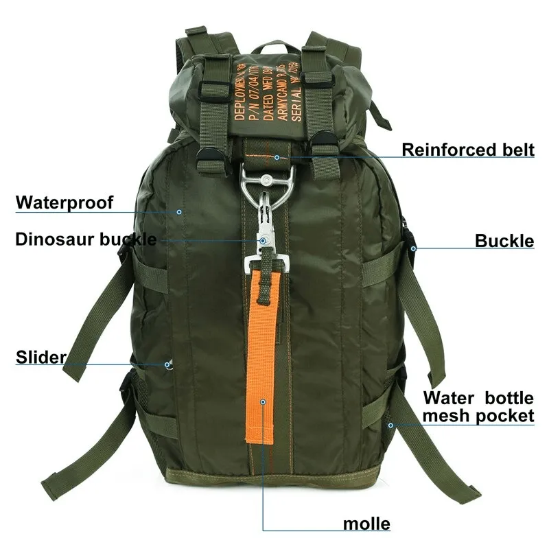 Lightweight Tactical Travel Rucksack for Hiking and Camping - SF0451