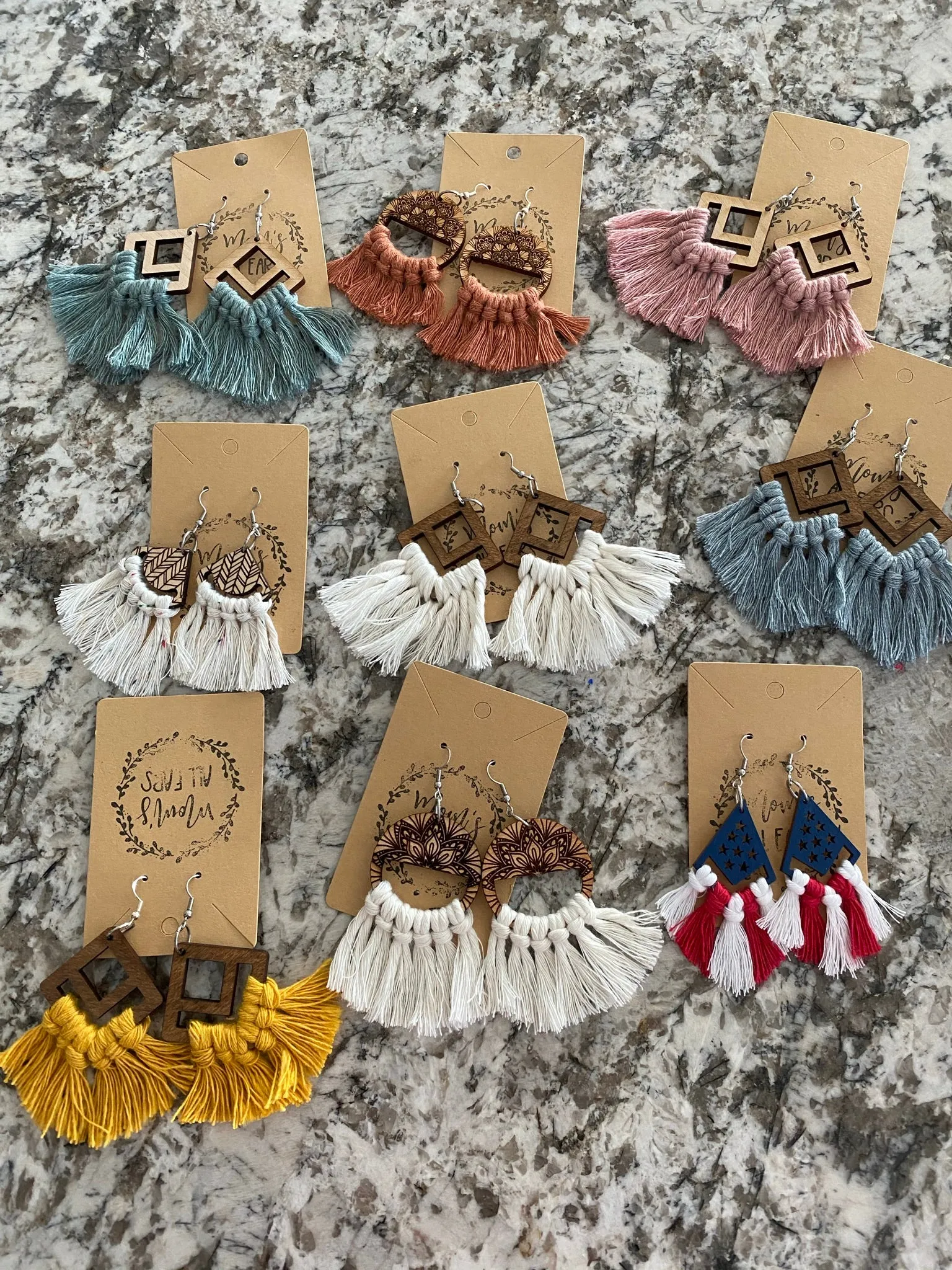 Macrame earrings