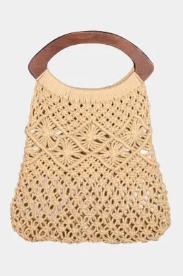 Macrame Hangbag | Khaki