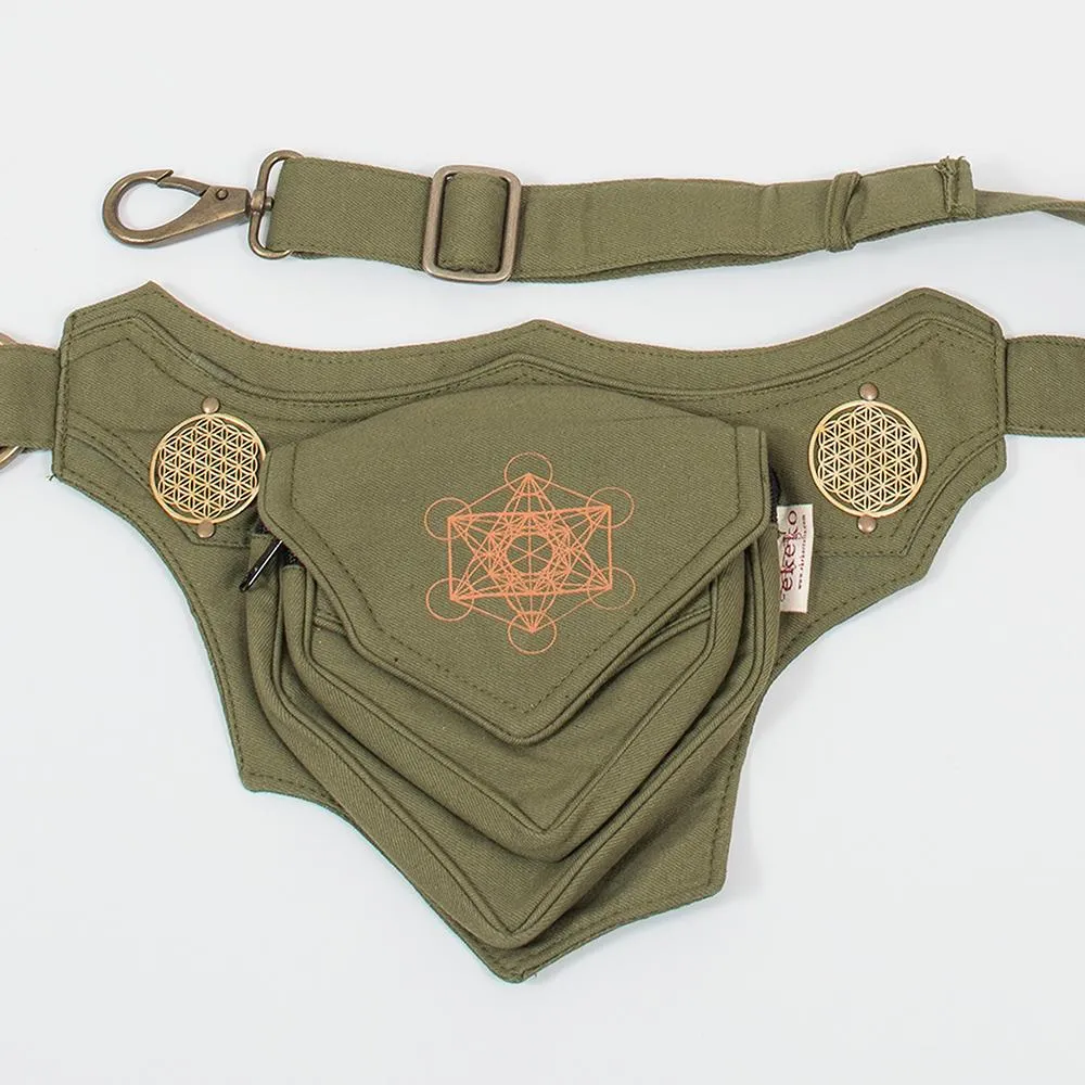 Metatrons Cube Trikon Belt