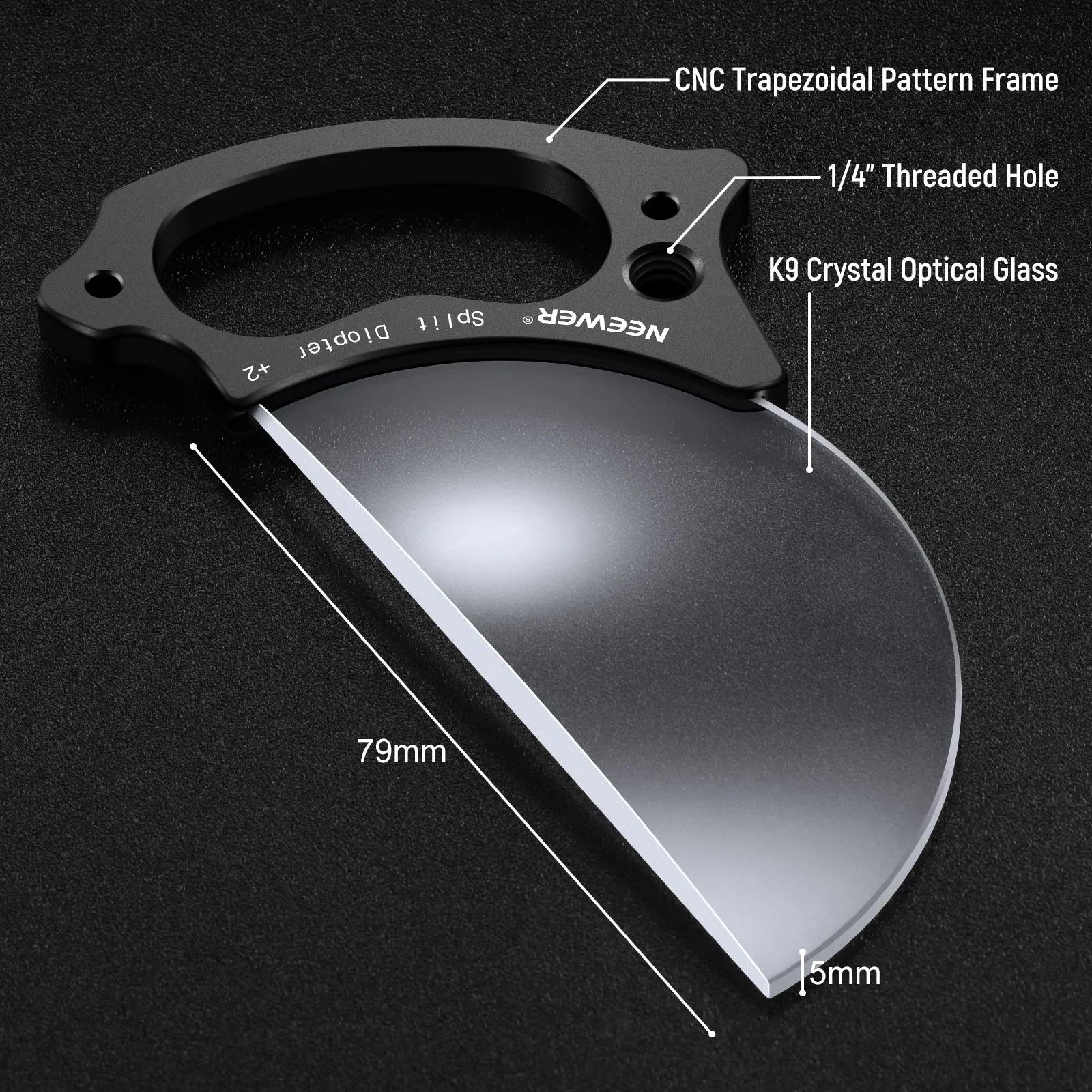 NEEWER FL-E5 79mm Split Diopter Effect Filter